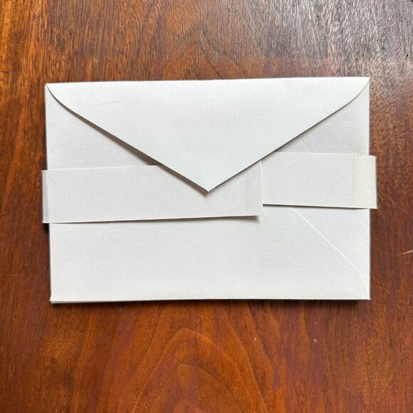 8ct Renner Davis Light Gray and Navy Lined Envelopes - Picture 9 of 13